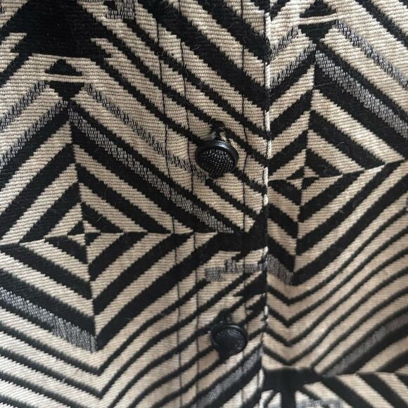 Free People Dress Beaded Mini Boho Chic Cocktail Embellished Geometric Sz M - Picture 5 of 6